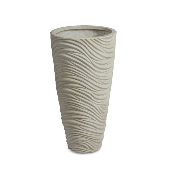 Graphic Vase White