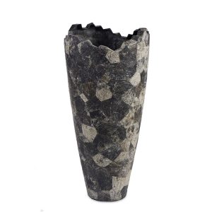 Coron Vase Black